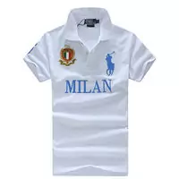 2013 polo ralph lauren t-shirt high neck hommes respirant cotton italy pl2205 milan white